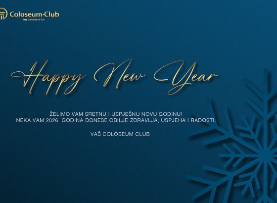 Coloseum Club najavio vrhunske zabave: Berin Buturović za doček Nove godine, Al’ Dino u januaru i Nikola Rokvić za Valentinovo