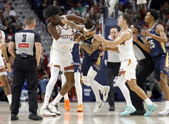 NBA liga zbog tuče suspendovala dvojicu košarkaša