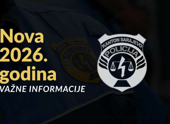 Doček Nove Godine - Informacija za građane i posjetioce Kantona Sarajevo