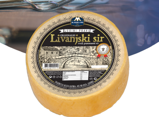 Livanski sir ponovno nagrađen priznanjem Superior Taste Award