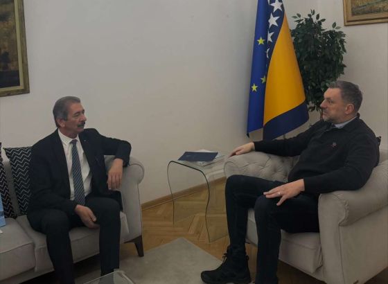 Konaković primio u oproštajnu posjetu ambasadora Države Palestine u BiH Rezeqa Namoora