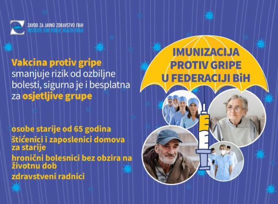 Raste broj oboljelih od gripe, sedmično se u FBiH prijavi oko 10.000 slučajeva respiratornih infekcija