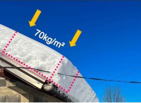 OPASNO IZNENAĐENJE: Snijeg na krovu može „težiti“ više od kamiona