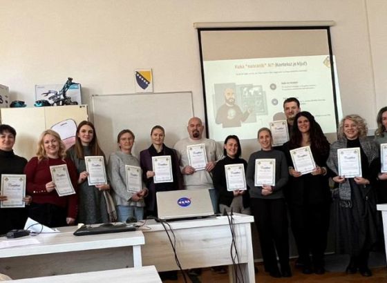 CERIT ORGANIZUJE EDUKACIJU: Prosvjetni radnici pokazuju veliko interesovanje za primjenu AI u obrazovanju