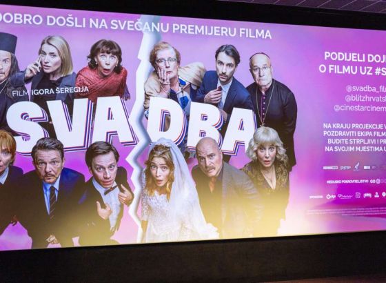 Film 'Svadba' imao 220 tisuća gledatelja u prvom vikendu prikazivanja