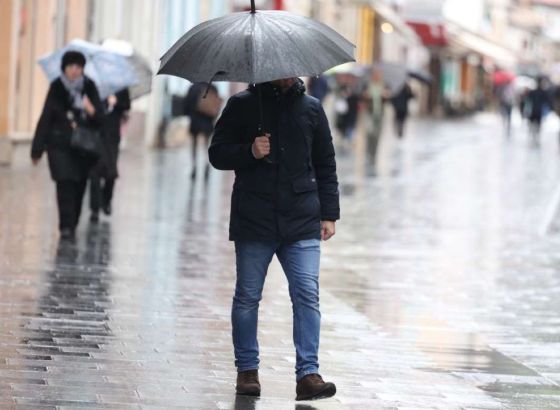 U BiH danas oblačno s kišom, dnevna temperatura od 7 do 13 stepeni