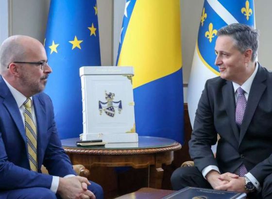 Bećirović - Ginkel: Južna gasna interkonekcija ključni strateški projekat za BiH