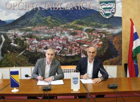 U Jablanici potpisan sporazum o prijenosu sredstava za sanaciju magistralnih cesta
