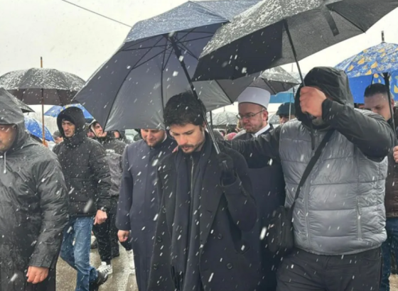 Posljednji ispraćaj tragično stradalom Erdoanu Morankiću u njegovom rodnom gradu