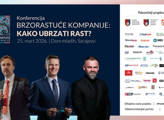 Brzorastuće kompanije Adria 1000: Konferencija 25. marta otkriva kako ubrzati rast