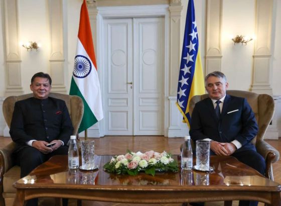 Komšić primio akreditive ambasadora Indije, jačanje ekonomske saradnje prioritet dvije zemlje