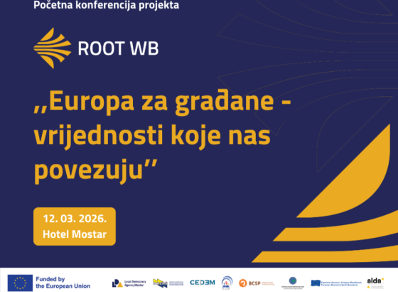 Projekt ROOT WB: Mostar domaćin regionalne konferencije o jačanju građanskog sudjelovanja