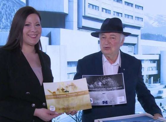 Nedi Tadić Nagrada 'Sloboda' za slobodu govora i humanizam te afirmaciju BiH u zemlji i svijetu