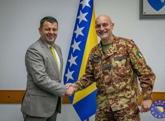 Hurtić i komandant EUFOR-a: Sigurnost BiH i migracije u fokusu saradnje