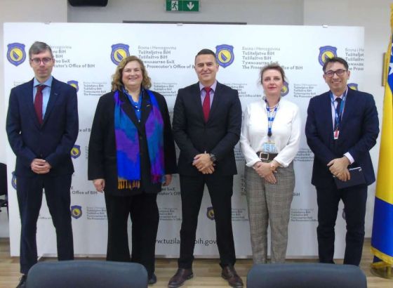 Kajganić i Johnston: Nastavak zajedničkih projekata i aktivnosti Tužilaštva BiH i Misije OSCE-a