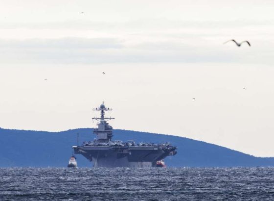 Otkazan prosvjed u Splitu nakon odlaska američkog nosača zrakoplova