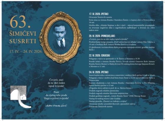 63. Šimićevi susreti od 17. do 24. travnja