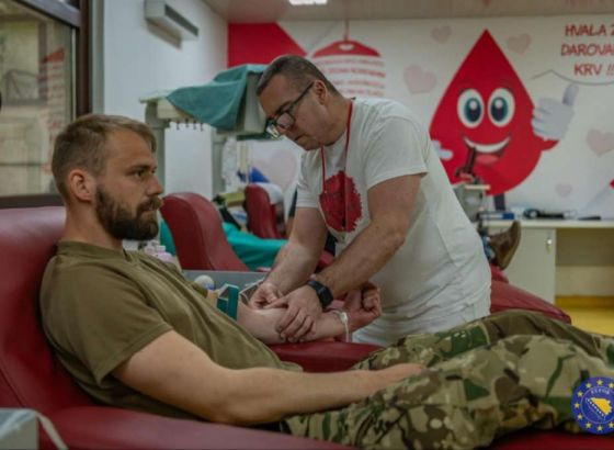 Inicijativa snaga EUFOR-a - Akcija darovanja krvi pomaže lokalnim zajednicama