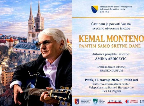 Izložba o Kemalu Montenu gostuje u Zagrebu, gradu s kojim je djelio duboke i iskrene veze