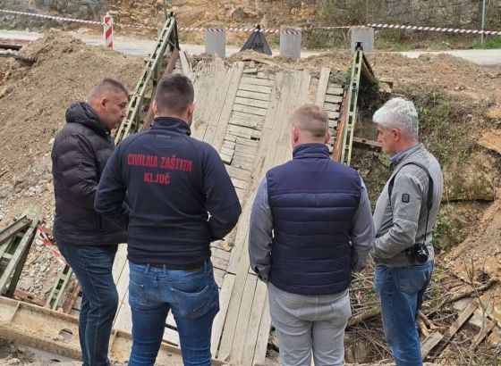 Ključ: Hitna sanacija srušenog mosta u Banjici počinje danas