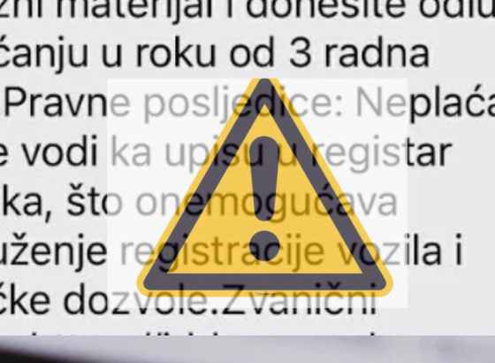 IDDEEA upozorava građane: Pojavila se nova SMS prevara, vezana je za saobraćajne kazne