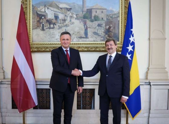 Bećirović s ambasadorima Latvije i Moldavije: U pripremi sporazumi za intenzivniju saradnju