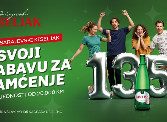 Nagradna igra: Za 135 godina Sarajevski kiseljak poklanja uspomene za cijeli život