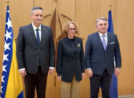 Bećirović i Komšić u sjedištu NATO-a