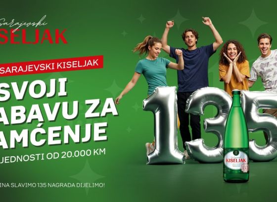 Nagradna igra: Za 135 godina Sarajevski kiseljak poklanja uspomene za cijeli život