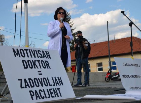 Ljekari u Tuzlanskom kantonu od 18. maja stupaju u generalni štrajk