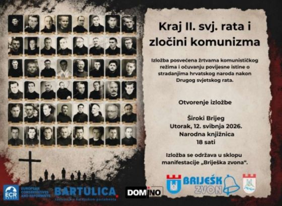 Briješka zvona donose izložbu o stradanjima Hrvata nakon Drugog svjetskog rata