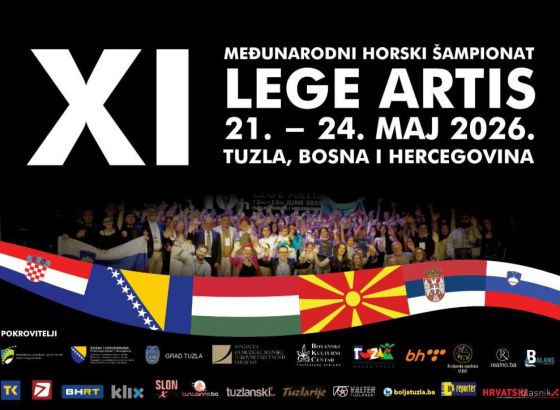Internacionalni horski šampionat 'Lege Artis' od 22. maja u Tuzli, stižu vrhunski horski ansambli