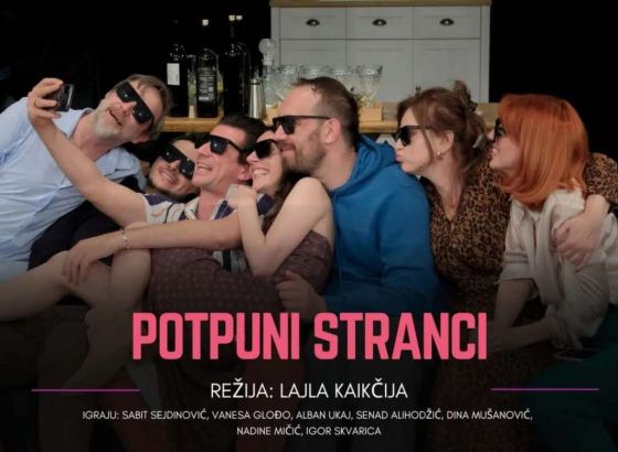 Kamerni teatar 55: Zatvoren regionalni festival RUTA, večeras u Mostaru predstava Potpuni stranci