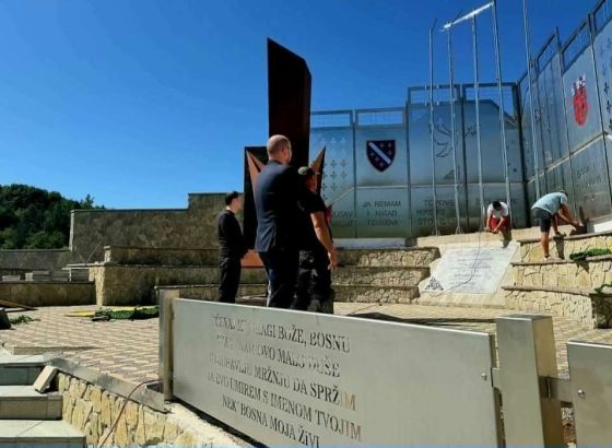 Zulić obišao radove na Spomen-parku posvećenom dr. Irfanu Ljubijankiću