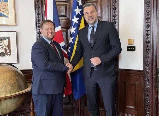 Konaković i Doughty razgovarali o bilateralnim odnosima BiH i Ujedinjenog Kraljevstva