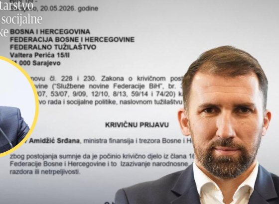 Delić: Krivična prijava protiv Amidžića zbog širenja mržnje, vrijeđanja Bošnjaka i muslimana