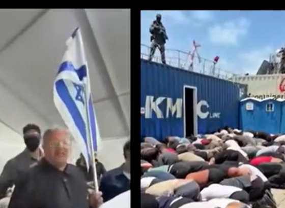 JEZIVO „Dobrodošli u Izrael": Međunarodni aktivisti vezani i prisiljeni da kleče, ministar Ben-Gvir maše zastavom i ismijava ih