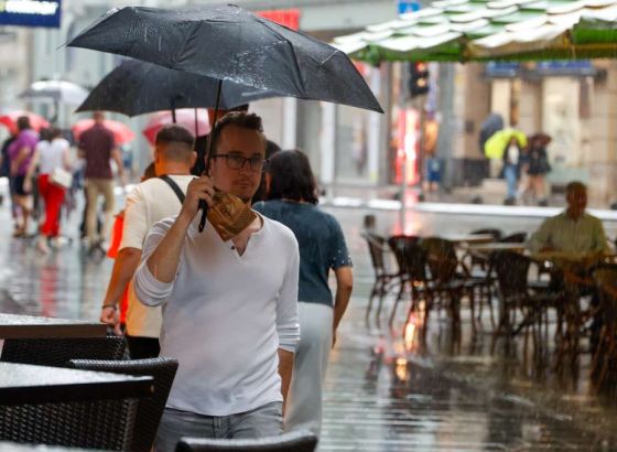 Od nedjelje kiša i lokalni pljuskovi