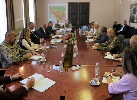 Helez u nastupni posjet primio novoimenovanog zapovjednika NATO Štaba Sarajevo