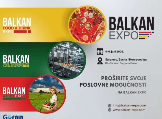 Sajam hrane Balkan Expo 2026 očekuje više od 100 izlagača i 10.000 posjetilaca