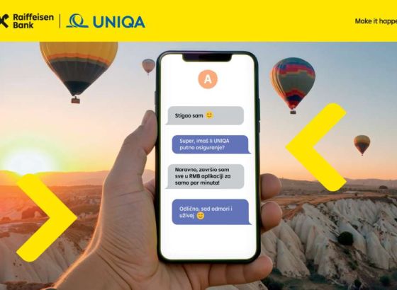 Raiffeisen i UNIQA donose inovaciju - Putno osiguranje sada u Raiffeisen Mobilnom Bankarstvu