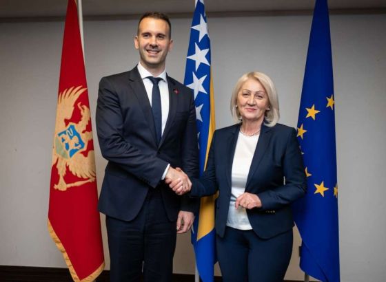 Krišto i Spajić: Jačanje saradnje BiH i Crne Gore i zajednički fokus na put ka EU