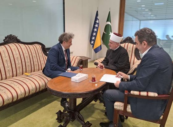 Reisu-l-ulema Husein ef. Kavazović primio direktora KCUS-a Alena Pilava u zvaničnu posjetu