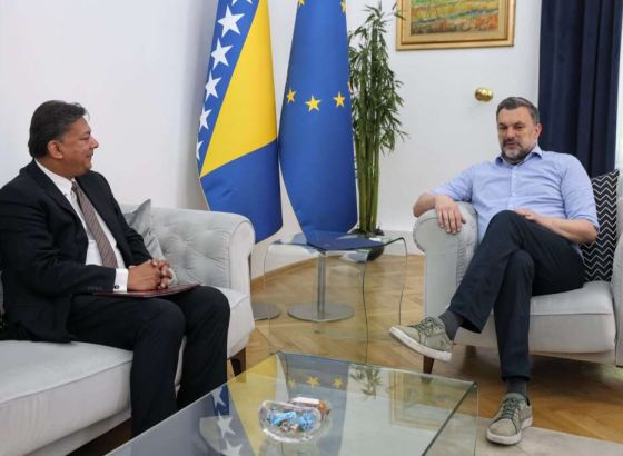 Konaković i Gaur o unapređenju bilateralnih odnosa i otvaranju ambasade Indije u Sarajevu