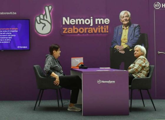 Hemofarm pokrenuo kampanju podizanja svijesti o ranom prepoznavanju demencije  Nemoj me zaboraviti