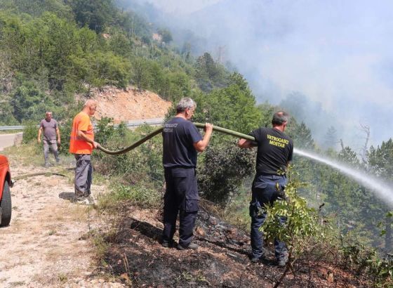 Pavlović: Požari na Rujištu i kod Konjica aktivni, zbog vjetra razvoj situacije teško predvidjeti