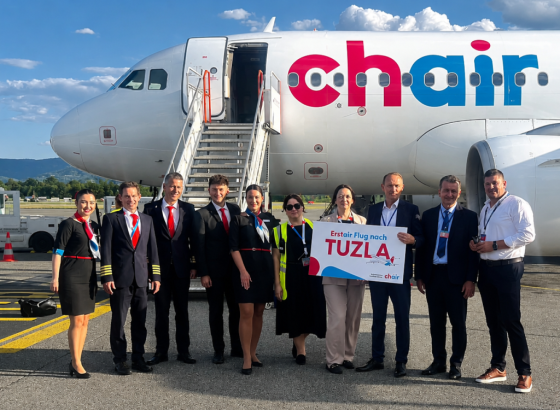Chair Airlines uspostavio direktnu liniju Tuzla-Cirih, letovi dva puta sedmično