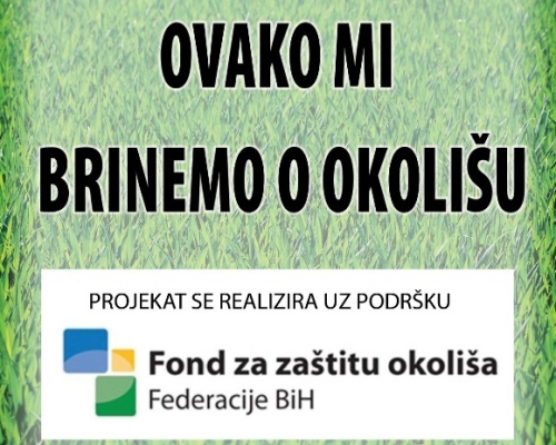 GLEDAJ I UČI: Edukativni fotoalbum"Ovako mi brinemo o okolišu"