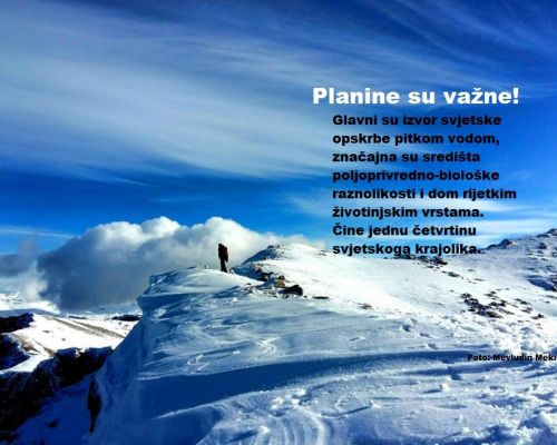 U zdravom okolišu zdrav život/PLANINE SU VAŽNE